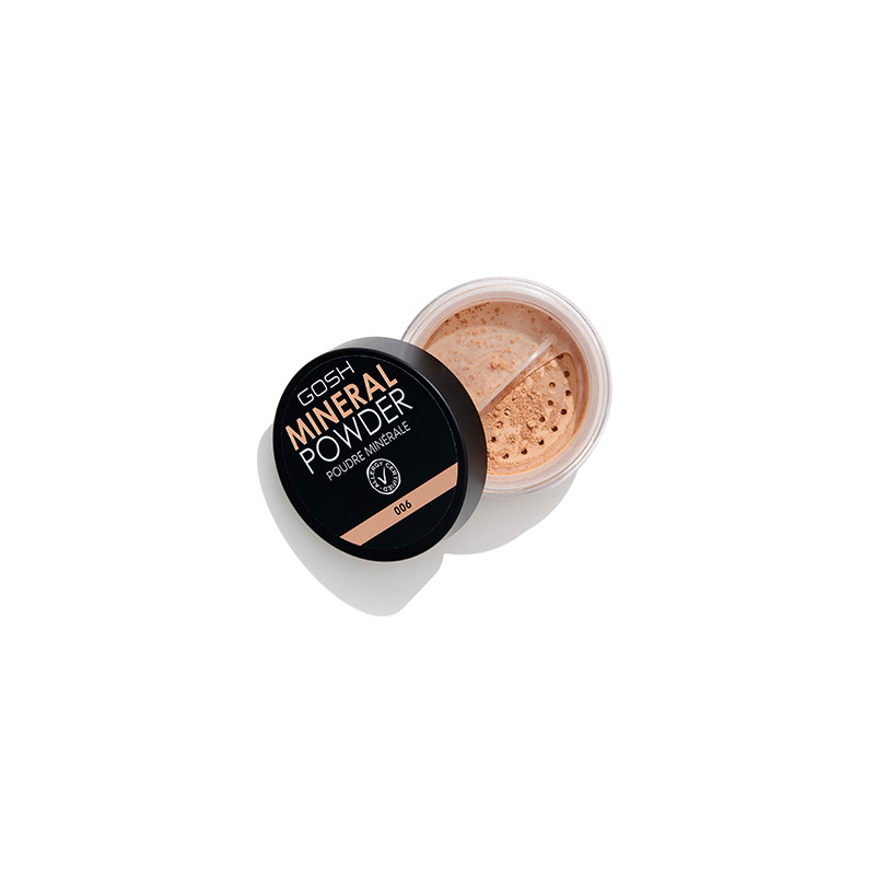 Poudre Libre Minérale Finition Naturelle Mate  006 Miel 8gr Gosh