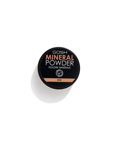 Poudre Libre Minérale Finition Naturelle Mate  008 Hâlé 8gr Gosh