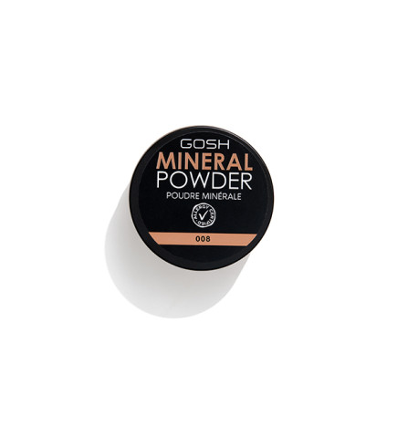 Poudre Libre Minérale Finition Naturelle Mate  008 Hâlé 8gr Gosh