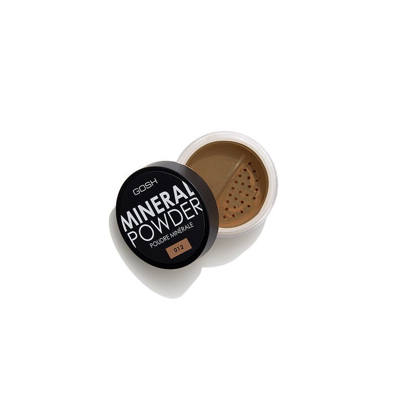 Poudre Libre Minérale Finition Naturelle Mate  012 Caramel 8gr Gosh