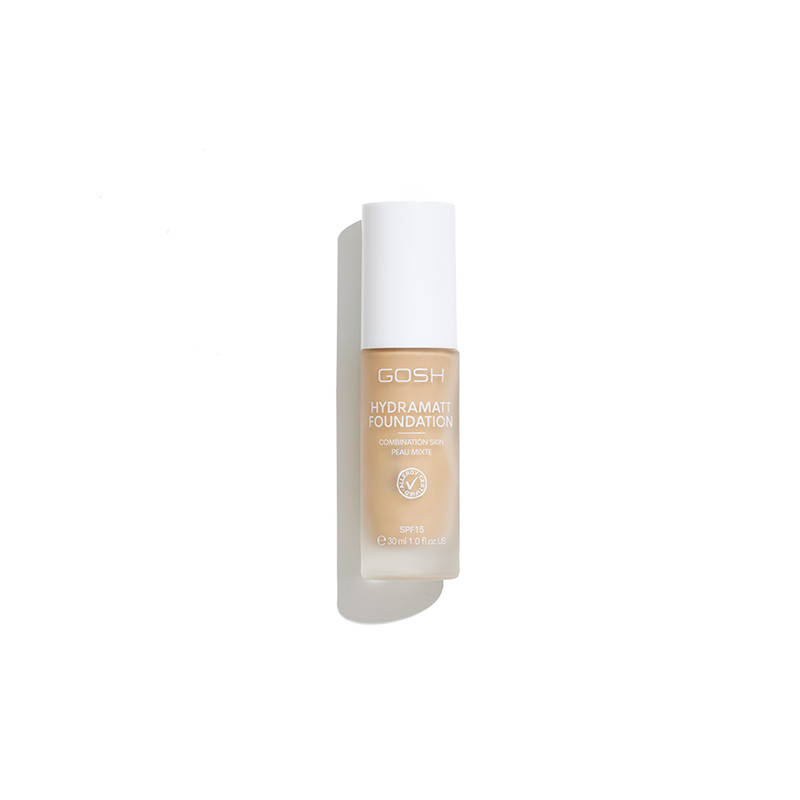 Fond de Teint Hydramatt 006Y Clair MoyenTeinte Jaune Pour Sous-Ton Chaud 30ml Gosh