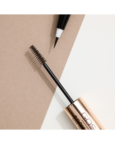 Stylo Liner + Gel Teinture Sourcils Semi Permanent 001 Light Brown 2,9gr Gosh