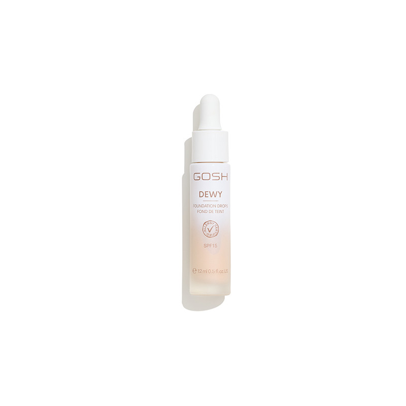 Gouttes de Fond de Teint dewy 002 Porcelain 12ml   Gosh