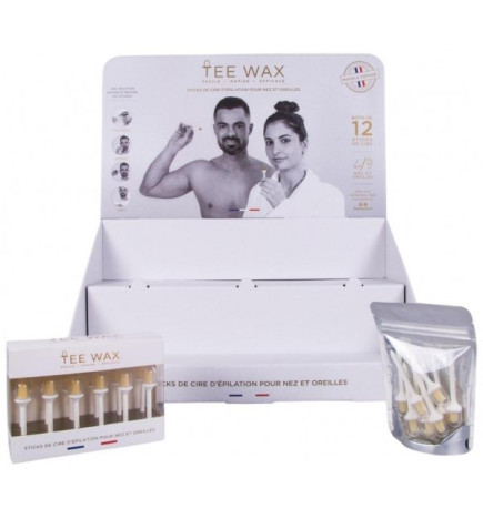 Présentoir 20 coffrets Sticks cire d'épilation Tee Wax