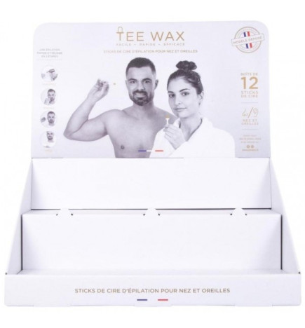Présentoir 20 coffrets Sticks cire d'épilation Tee Wax