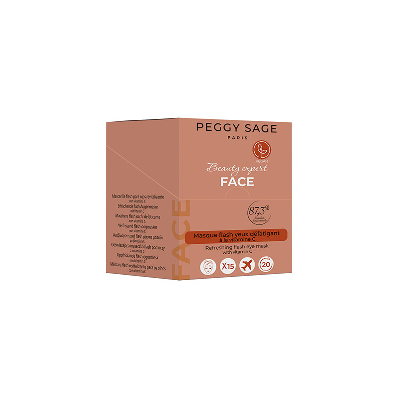 Boite de 15 Masques Flash Yeux Défatigant 3 ml Peggy Sage Boite de 15 Masques Flash Yeux Défatigant 3 ml Peggy Sage