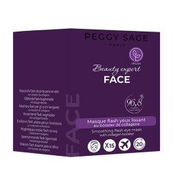 Boite de 15 Masques Flash Yeux Lissant 3 ml Peggy Sage