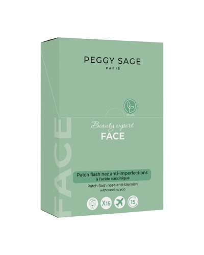 Boite de 15 Patch Flash Nez Anti-Imperfections 2 Patchs Peggy Sage