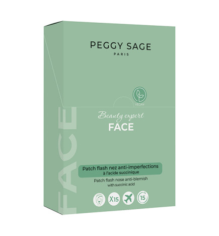 Boite de 15 Patch Flash Nez Anti-Imperfections 2 Patchs Peggy Sage
