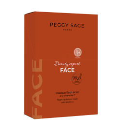 Boites de 15 Masques Flash Eclat Visage à La Vitamine C 15ml Peggy Sage
