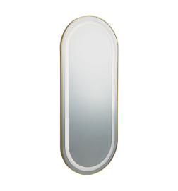 Coiffeuse Loop Ovale Dorée