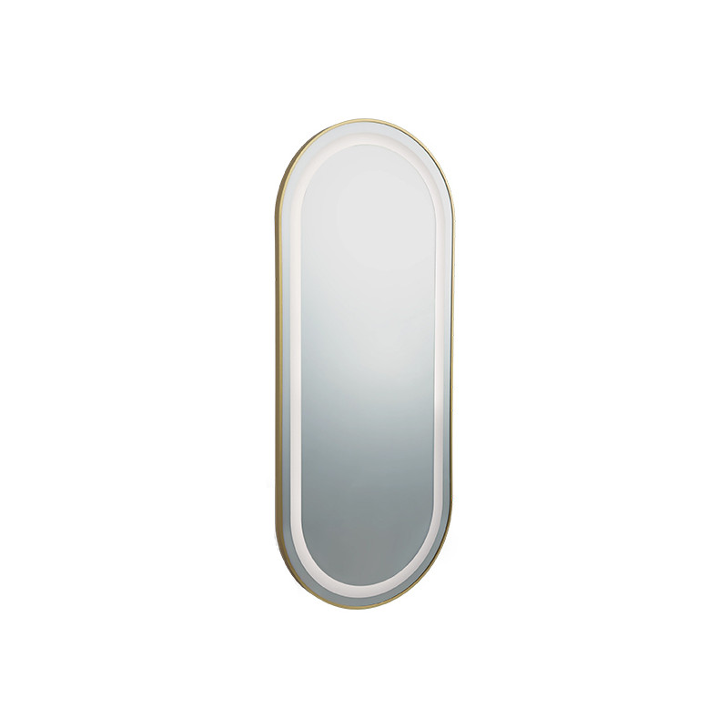 Coiffeuse Loop Ovale Dorée