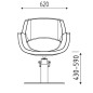 Fauteuil Pinch Pompe Hydraulique Base Etoile Karisma Fauteuil Pinch Pompe Hydraulique Base Etoile Karisma