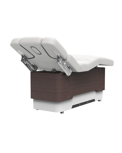 Lit Spa Onyx 3 Moteurs Wengue/skai Blanc Silverfox