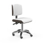 Tabouret Zoi Wengue Blanc SilverFox Tabouret Zoi Wengue Blanc SilverFox