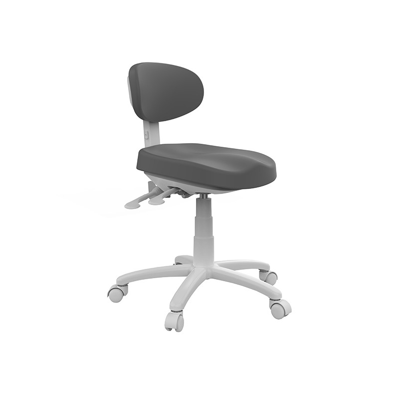 Tabouret Sun Skai Gris SilverFox Tabouret Sun Skai Gris SilverFox