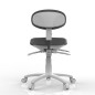 Tabouret Sun Skai Gris SilverFox Tabouret Sun Skai Gris SilverFox