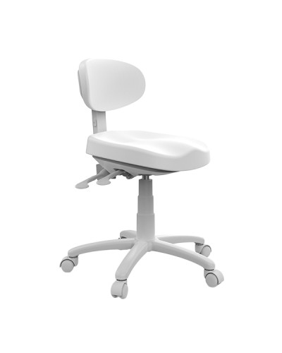 Tabouret Sun Skai Blanc SilverFox