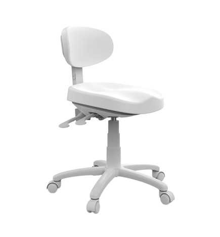 Tabouret Sun Skai Blanc SilverFox