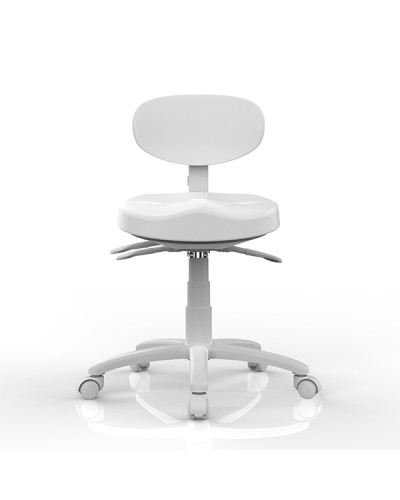 Tabouret Sun Skai Blanc SilverFox