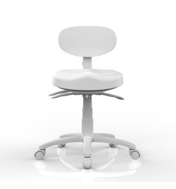 Tabouret Sun Skai Blanc SilverFox
