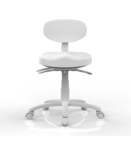 Tabouret Sun Skai Blanc SilverFox