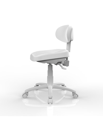 Tabouret Sun Skai Blanc SilverFox