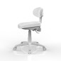 Tabouret Sun Skai Blanc SilverFox Tabouret Sun Skai Blanc SilverFox