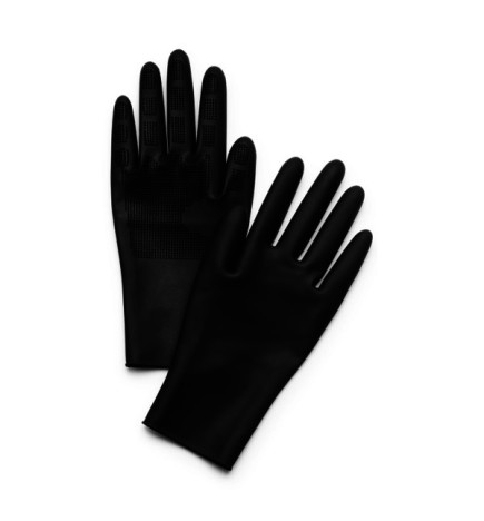 Gants Noirs Silicone à Picots Myriam K