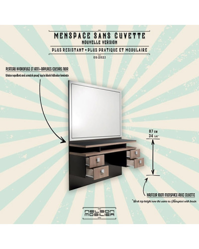 Coiffeuse Menspace