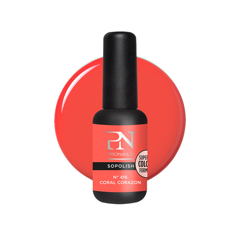 Sopolish N° 416 Coraill Corazon 8ml Pronails Sopolish N° 416 Coraill Corazon 8ml Pronails