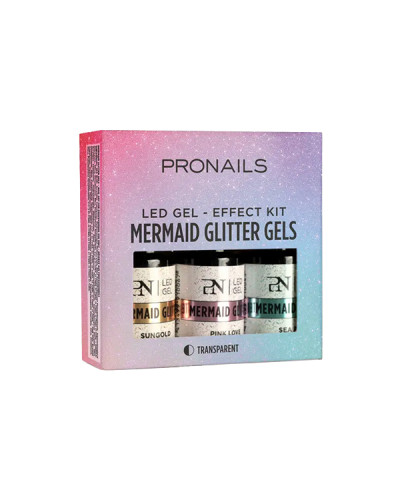 Mermaid Top Coat 3 x 8 ml ProNails