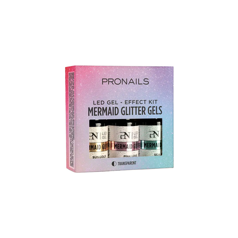 Mermaid Top Coat 3 x 8 ml ProNails