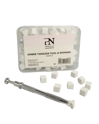 Kit Ombre Yweezer Tool & Eponges  ProNails