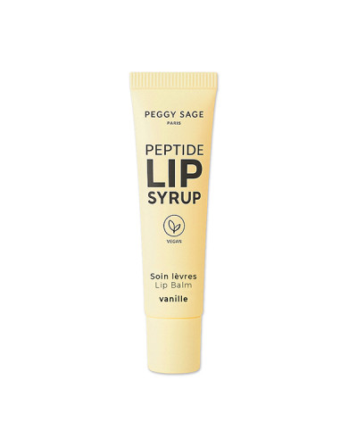 Soin lèvres Peptid Lip Syrup Vanille Peggy Sage 10 ml