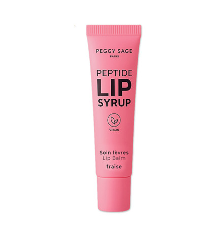 Soin lèvres Peptid Lip Syrup Fraise Peggy Sage 10 ml