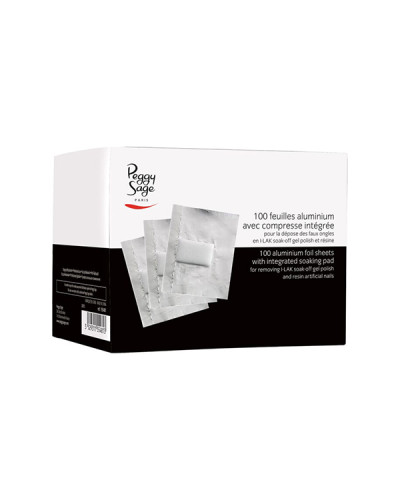 PS 100 FEUILLES ALU AVEC COMPRESSE INTEG