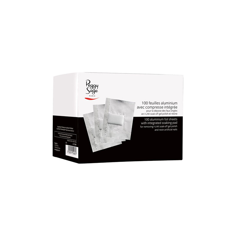 PS 100 FEUILLES ALU AVEC COMPRESSE INTEG