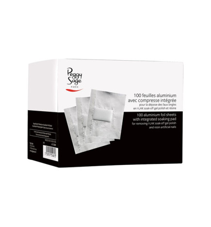 PS 100 FEUILLES ALU AVEC COMPRESSE INTEG