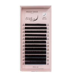 Faux cils Volume russe Easy Fans - C - 0,05 mm - 6 à 13 mm Peggy Lashes Pro