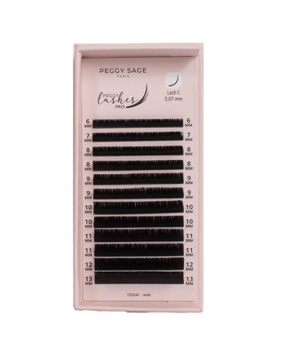 Faux cils Volume russe Easy Fans - C - 0,07 mm - 6 à 13 mm Peggy Lashes Pro