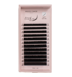 Faux cils Volume russe Easy Fans - C - 0,07 mm - 6 à 13 mm Peggy Lashes Pro