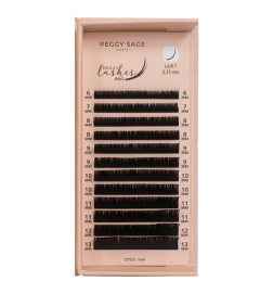 Cil à cil Ellipse Flat - C - 0,15 mm - 6 à 13 mm Peggy Lashes Pro