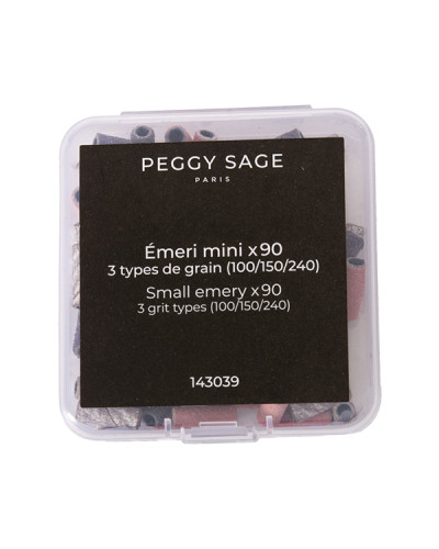 Émeri Mini 3 types de Grain (100,150 et 240) Peggy Sage x 90