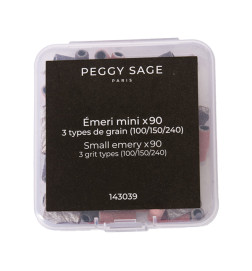 Émeri Mini 3 types de Grain (100,150 et 240) Peggy Sage x 90