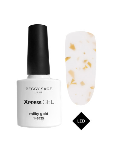 Gel 3 en 1 Xpress Gel Milky Gold Peggy Sage 7 ml