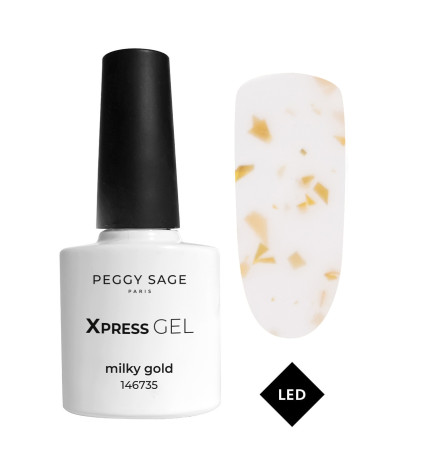 Gel 3 en 1 Xpress Gel Milky Gold Peggy Sage 7 ml