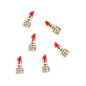 Décor Strass rouge à lèvres or Peggy Sage x 6 Décor Strass rouge à lèvres or Peggy Sage x 6