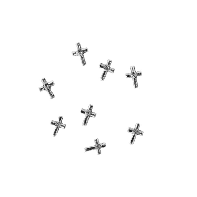 Décor Strass croix en argent Peggy Sage x 6 Décor Strass croix en argent Peggy Sage x 6