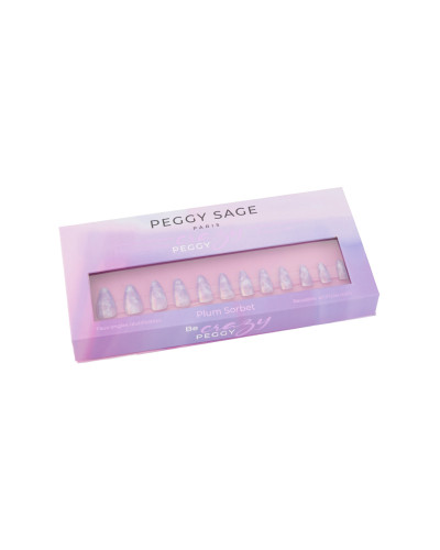Faux ongles réutilisables Plum Sorbet Crazy Peggy